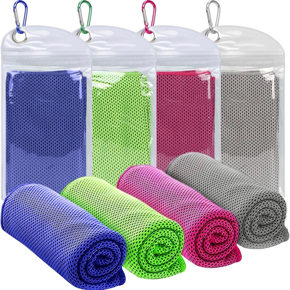 FYY Cooling Towels, 4 Pack Soft Breathable Ice Towel for ALL Activities - NWT